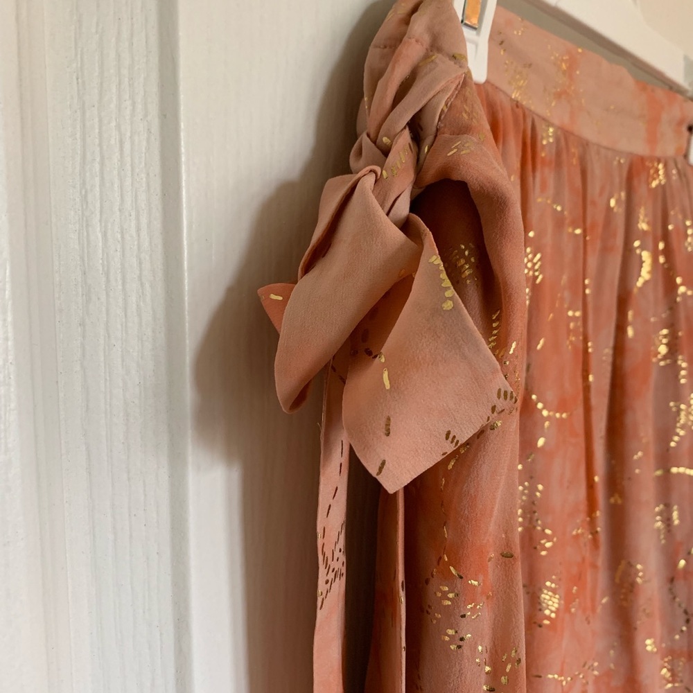 Foley peach skirt